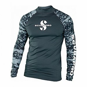 Férfi lycra póló Scubapro RASHGUARD GRAPHITE UPF50, hosszú ujjú