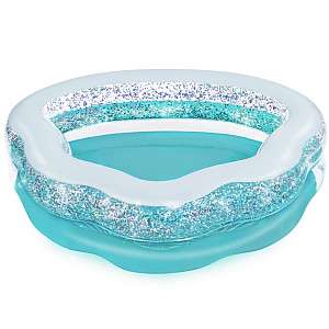 Felfújható medence Bestway 52489 SPARKLE SHELL KIDDIE POOL 150 x 127 x 43 cm