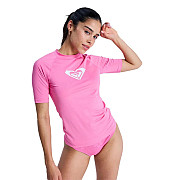 Női lycra póló Roxy Sangria Sunset rövid ujjú
