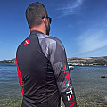 Férfi lycra póló DIVE TEAM MAN, hosszú ujjú