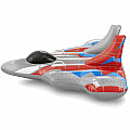 Felfújható nyugágy Bestway 41443 GALAXY GLIDER Fighter 136 x 135 cm szürke