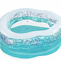 Felfújható medence Bestway 52489 SPARKLE SHELL KIDDIE POOL 150 x 127 x 43 cm