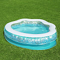 Felfújható medence Bestway 52489 SPARKLE SHELL KIDDIE POOL 150 x 127 x 43 cm