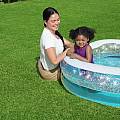 Felfújható medence Bestway 52489 SPARKLE SHELL KIDDIE POOL 150 x 127 x 43 cm