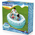 Felfújható medence Bestway 52489 SPARKLE SHELL KIDDIE POOL 150 x 127 x 43 cm